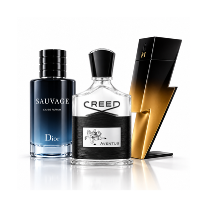 Sada 3 parfumov | Sauvage Dior Eau de Parfum – 100 ml | Aventus Creed Eau de Parfum – 100 ml | Bad Boy Extreme Carolina Herrera Eau de Parfum – 100 ml